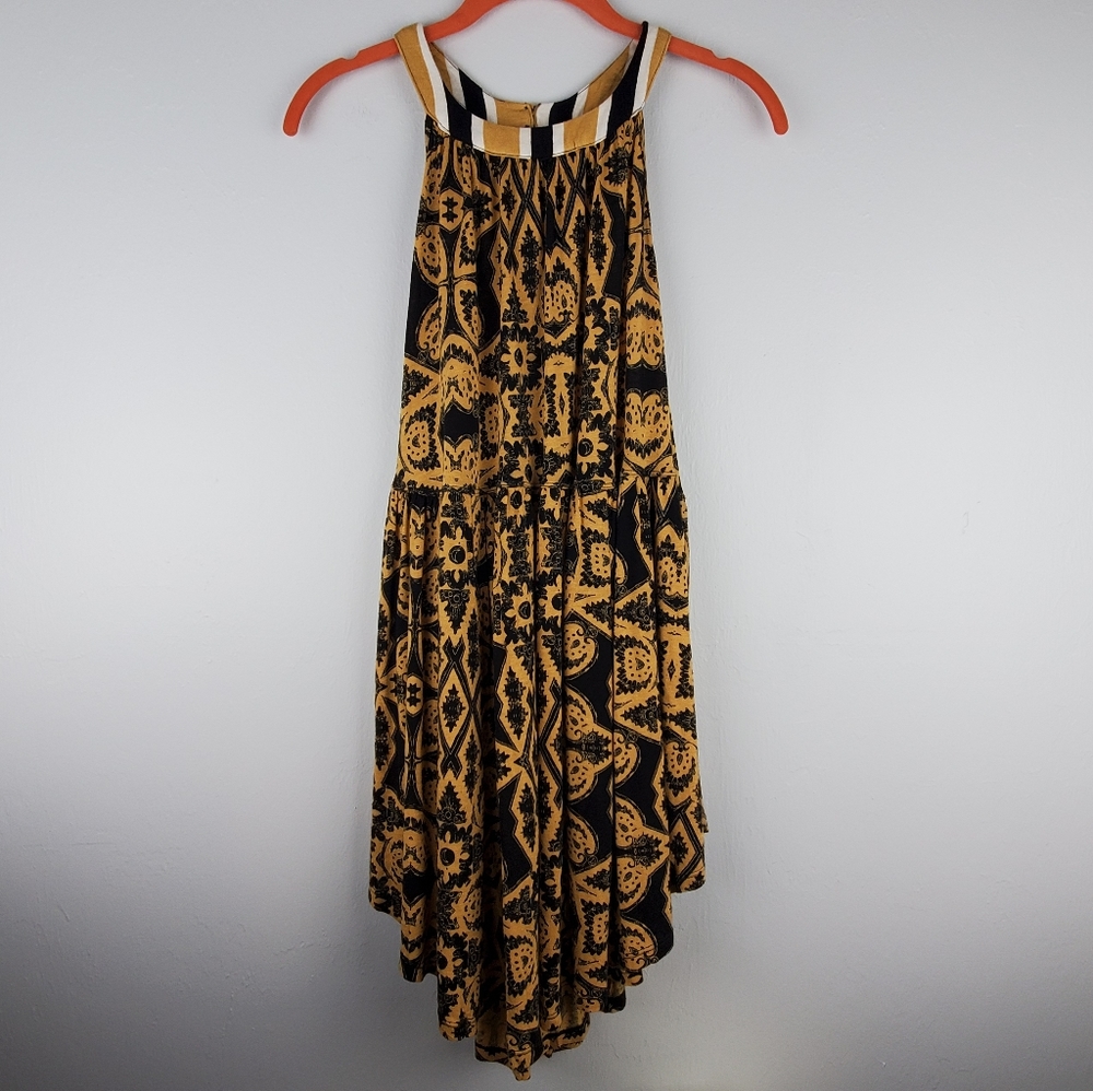 FREE PEOPLE MIMI BLACK COMBO TUNIC - Picture 4 of 7